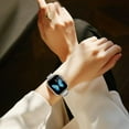 thumbnail image 2 of ARTCHE Metal band Compatible with Apple Watch Band 41mm 40mm 38mm for women, Slim and Thin Stainless Steel Lightweight Adjustable Wristband for iWatch Series 9/8/7/6/5/4/3/2/1/SE, Silver, 2 of 5