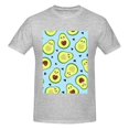 thumbnail image 4 of Bingfone Avocado And Hearts Men'S Loose Fit Short-Sleeve Pocket T-Shirt, 4 of 7