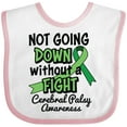 thumbnail image 3 of Inktastic Not Going Down Without a Fight Cerebral Palsy Awareness Boys or Girls Baby Bib, 3 of 4