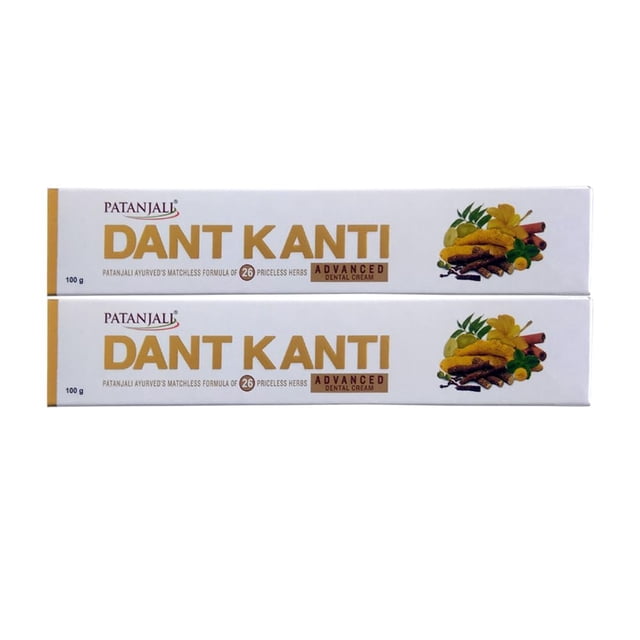 Pasta de Dientes Avanzada Patanjali Dant Kanti 2 x 100g