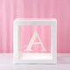 thumbnail image 2 of 26 Letras DIY Decoración de Fiesta Globos Transparentes Blancos Confesión de Boda Fiesta de Cumpleaños Decoración Escena Disposición Globos, 2 of 8