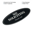 thumbnail image 4 of Unique Bargains Panneau Ovale Autocollant pour Porte Intérieur Extérieur Noir, 4 of 6