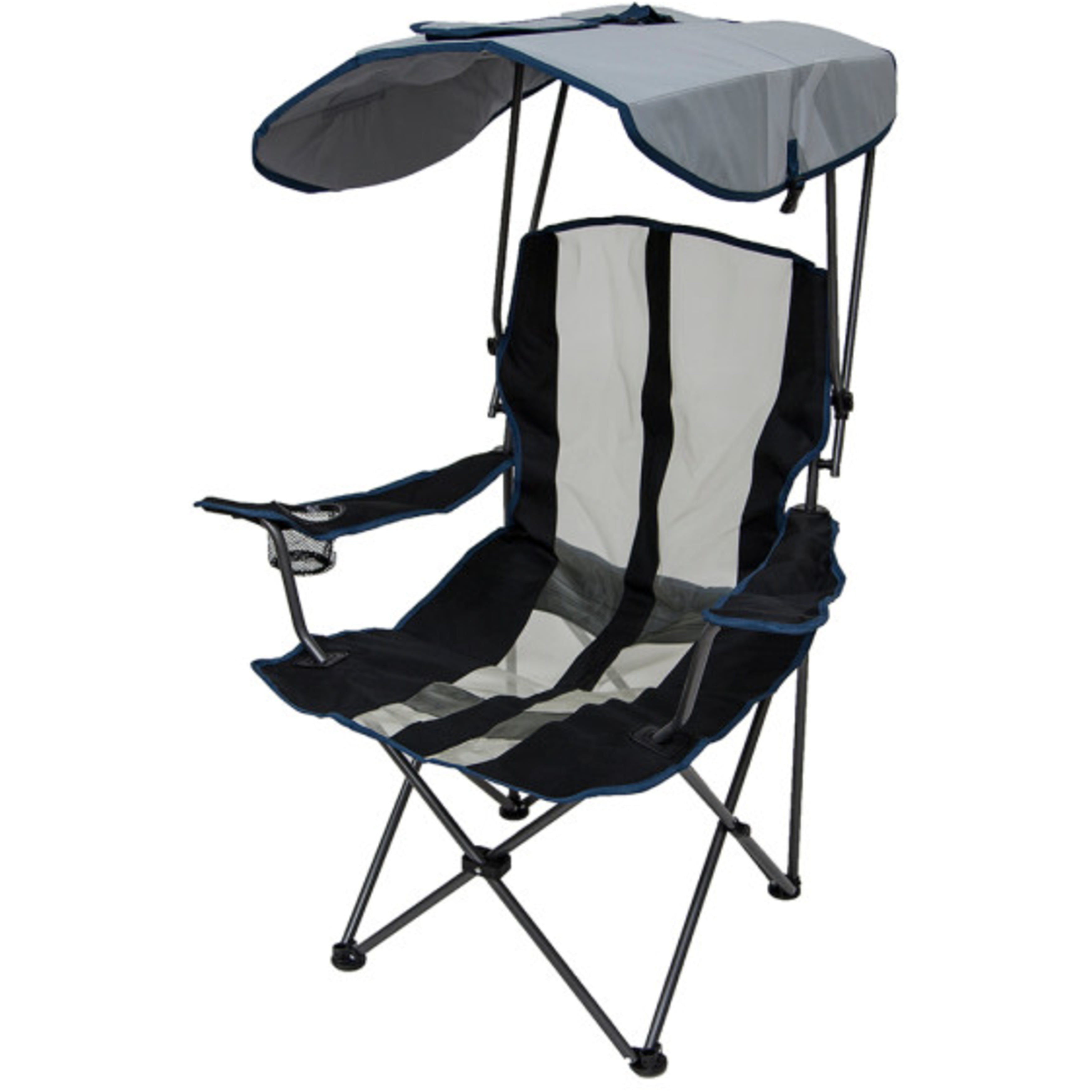 Kelsyus Original Dossel Cadeira com Weather Shield Cinza/Azul 