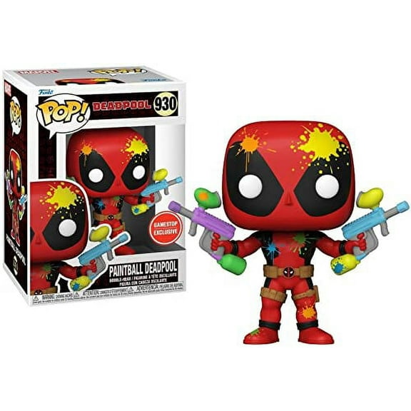 Funko POP Marvel Deadpool Paintball Deadpool 930 Bobble-Head Vinyl Figure