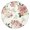 Abstract, variant on Boho Tablecloth Mandala Inspired Paisley Design Waterproof Round Cover with Elastic Fit and Durable Backing