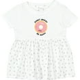 thumbnail image 3 of Inktastic Donut Worry Be Happy Pink Sprinkle Donut` Girls Baby Dress, 3 of 5