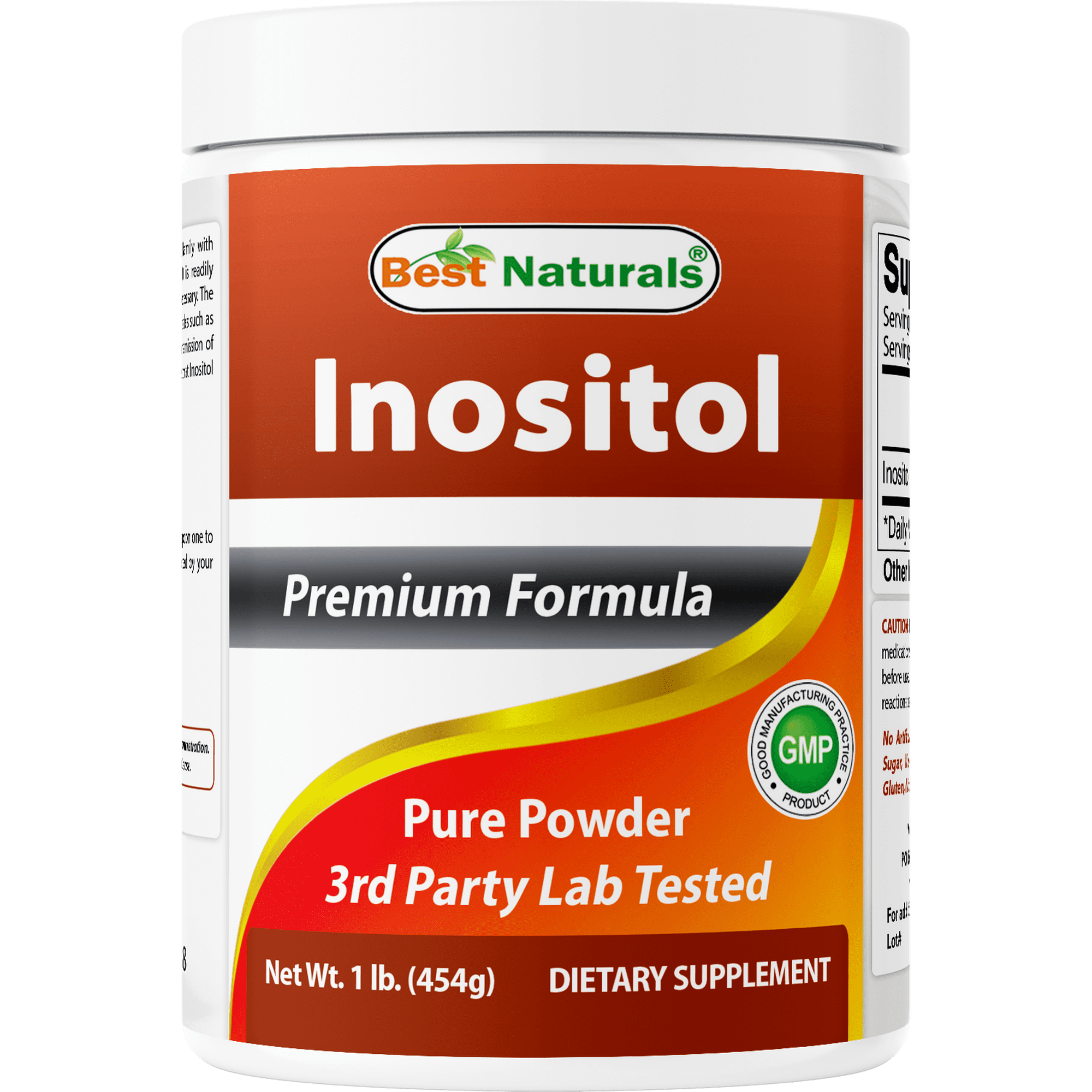 Best Naturals Pure Inositol 1 Lb Powder (Vitamin B8) | Supports Healthy Liver Function, Promotes Cellular Detoxification & Supports Membrane Function