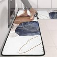 thumbnail image 2 of Kitchen Rugs Sets Of 2,Blue Boho Abstract and Plant Pattern Anti Fatigue Kitchen Mat Rugs Non Slip Washable,Decorative Kitchen Floor Mats for Kitchen,Sink,Laundry,17"x47"+17"x47", 2 of 5