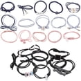 thumbnail image 3 of Fashionable Elastic Hair Ties for Women with Assorted Color Rubber Bands for Decoration 24pcs, 3 of 5