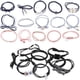 thumbnail image 3 of Fashionable Elastic Hair Ties for Women with Assorted Color Rubber Bands for Decoration 24pcs, 3 of 5