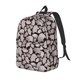 thumbnail image 1 of Disketp Hand Drawn Pig Mochila de Lona Estampada, Mochila Escolar de Viaje Ligera para Estudiantes y Portátil-Medium, 1 of 5