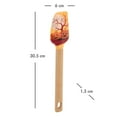 thumbnail image 2 of Way-to-Celebrate 12" Silicone Spatula, Jack-O'-Lanterns, Orange, 2 of 7