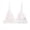 White-05, variant on Thin Cup Lace Splicing Triangle Bralette for Women Wireless Breathable Comfort Daily Bra