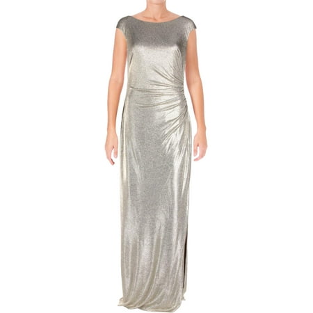 ralph lauren gold evening gown