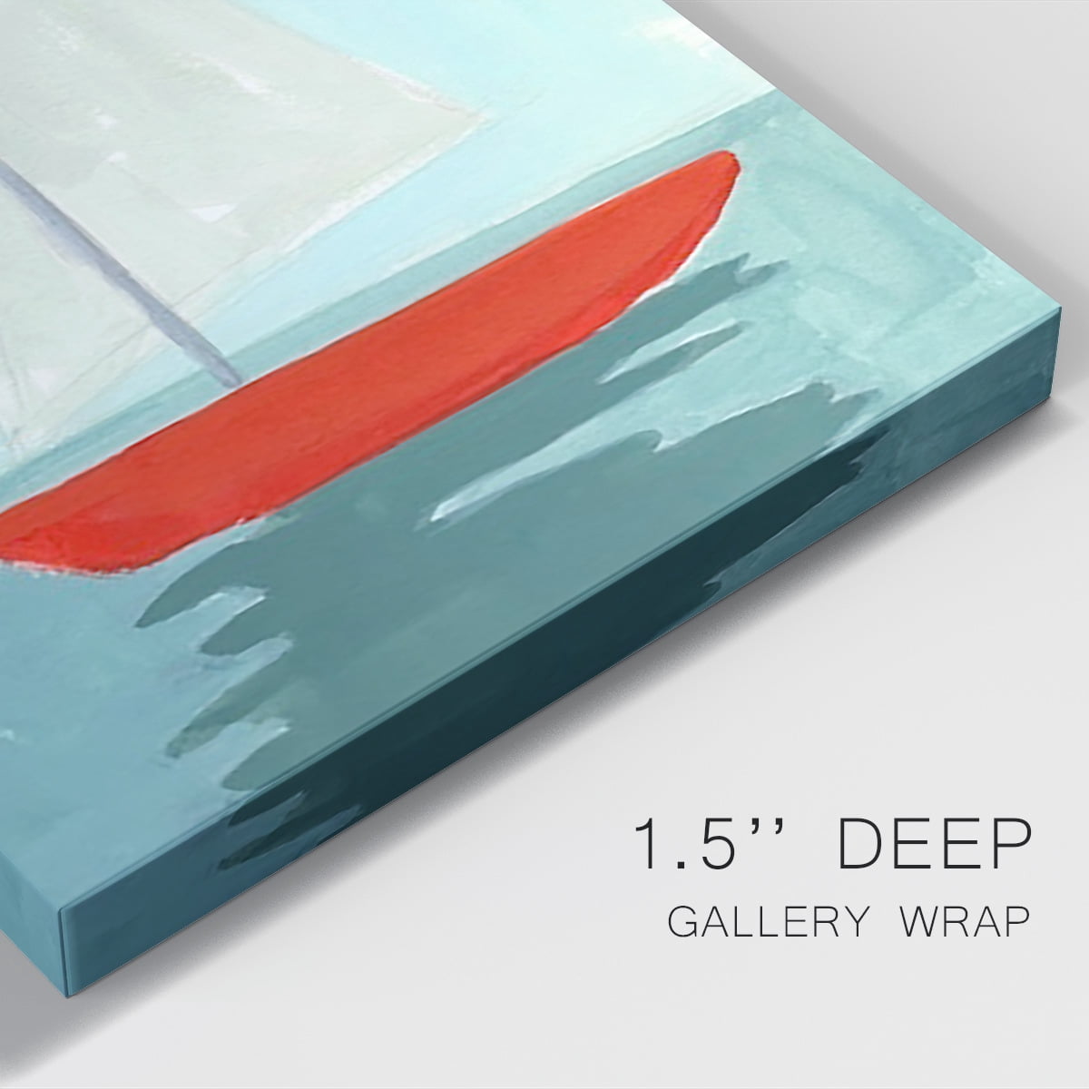 Small Sail II Premium Gallery Wrapped Canvas - Ready to Hang