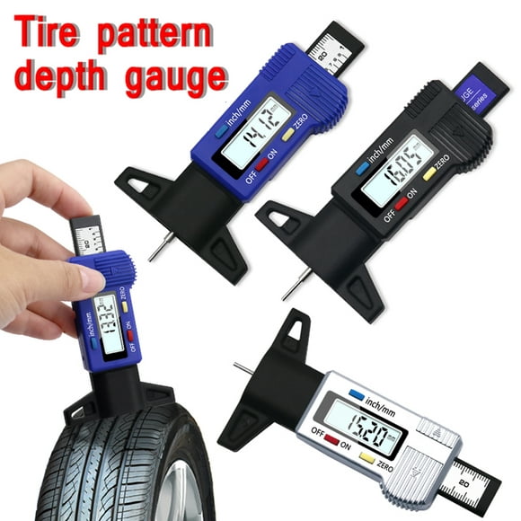 Essen 0-25mm Digital Car Tyre Tire Tread Depth Gauge Brake Pad Shoe Thickness Caliper