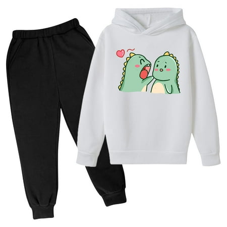 

lmcalzta Baby Clothes for Girls Hoodies Pants Long-Sleeve Sweatshirt Joggers Pant Winter Newborn Infant Toddler Outfits Set