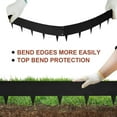 thumbnail image 6 of Metal Lawn Edging Kit, 6-Pack 42" x 8" Bendable Steel Strips, No-Dig Galvanized Border for Patios Ponds(20Ft Total), 6 of 9