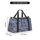 thumbnail image 3 of Fotbe Cute Popcorn Bolsa de Viaje con Estampado, Bolsa de Fin de Semana para Mujer con Compartimento para Zapatos, Bolsa de Gimnasio con Bolsillo Húmedo, 3 of 7