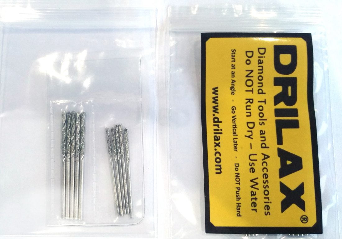 Drilax Diamond Coated Twist Drill Bits Assorted Pack of 10pcs. 2