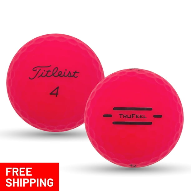 48 Trufeel Red 5A Used Recycled Golf Balls, by Mulligan Golf Balls