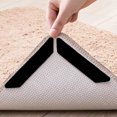 thumbnail image 1 of Non Slip Rug Tape 8 Pcs, Torubia Reusable Washable Double Sided Rug Tapes for Area Rugs on Hardwood, Tile and Linoleum Floor, Rug Anti Slip Grippers Keeps Your Rug in Place and Makes Corners Flat, 1 of 7