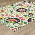 thumbnail image 2 of Oriental Weavers Havana Indoor/Outdoor Rug - HAV10 - 6'7" x 9'2" - in Ivory/ Multi - Vintage Bohemian Style, Water, Stain and Fade Resistant, Hose Clean, Patio, Outdoor Living Area Rug, 2 of 5
