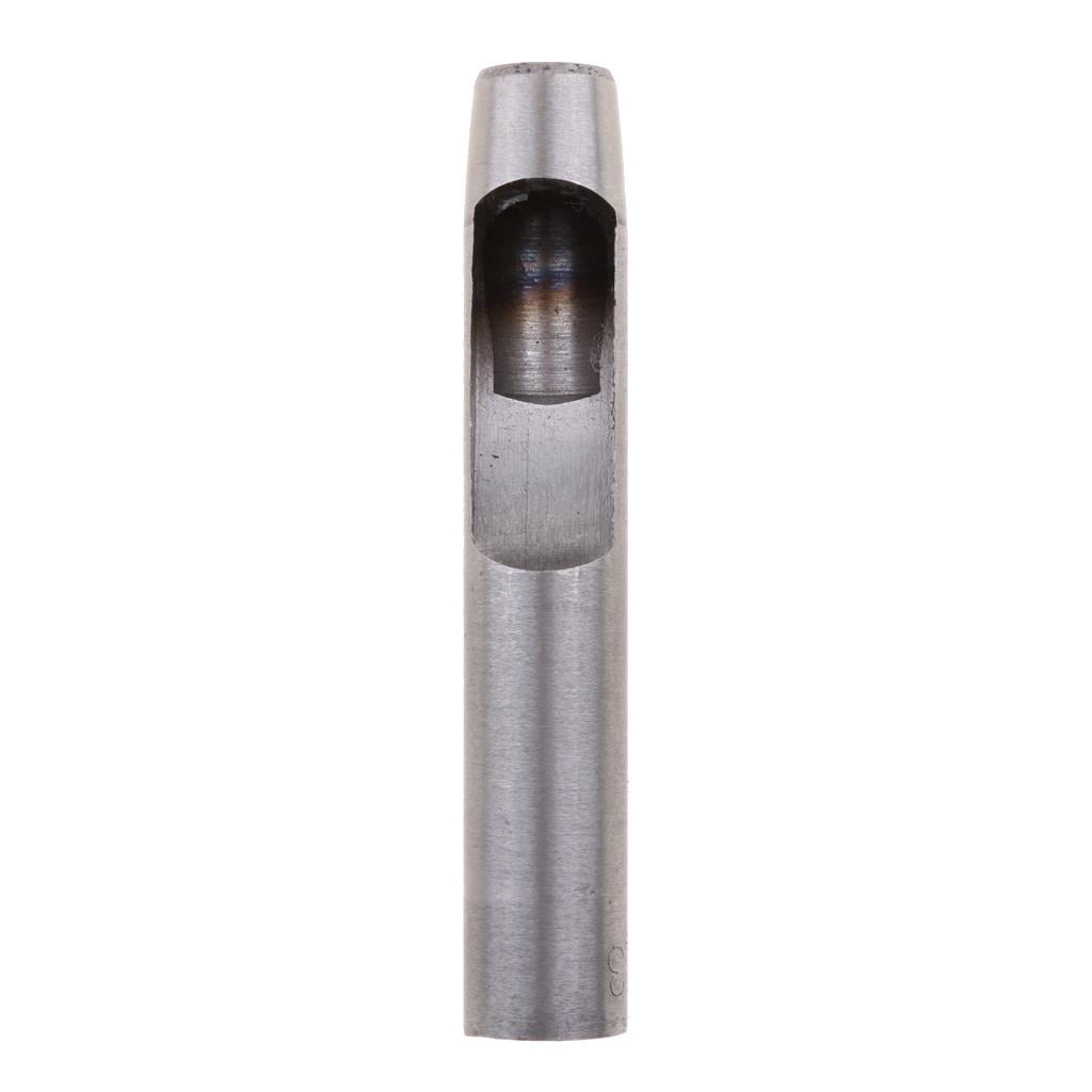 Nishiyuenyi 2pcs Round Hollow Punch Leather Craft Punch Tool Hollow Hole Punch Cutter Tool