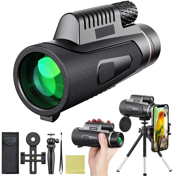 12x50 Monocular Outdoor High Power Telescope Mobile Phone Photography 12x Magnification Low Light Night Vision With Stable Tripod And Mobile Phone