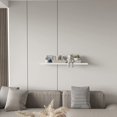 thumbnail image 2 of Floating Wall Shelves for Bedroom Bathroom Wall Mounted Solid Wood Shelf Storage Decor, Long White Floating Shelf, 2 of 13