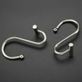 thumbnail image 6 of QIANJIA Shower Curtain Hooks, Rust Proof Shower Curtain Rings for Bathroom, Silver Metal Decorative Shower Curtain Hooks Hangers for Shower Curtain Rod, Set of 12 T-Bar Design, 6 of 6