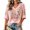Z002_Light pink, variant on Womens Breast Cancer Shirts Pink Ribbon 3/4 Sleeve Vneck Shirt Cancer Awareness T-Shirt Spread The Hope Shirt