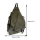 thumbnail image 2 of Mochila unisex con correa ajustable para ciclismo, caminar, senderismo (verde), 2 of 6