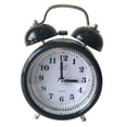 thumbnail image 1 of DOLITY 3-inch Metal Double Bell Alarm Clock Night Light Table Clock Black, 1 of 7