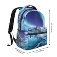 thumbnail image 2 of Fotbe Night At Lake Aurora 1 Pattern Casual Backpack for School, Travel, and Outdoor Activities - Durable, Lightweight, and Comfortable, 2 of 5