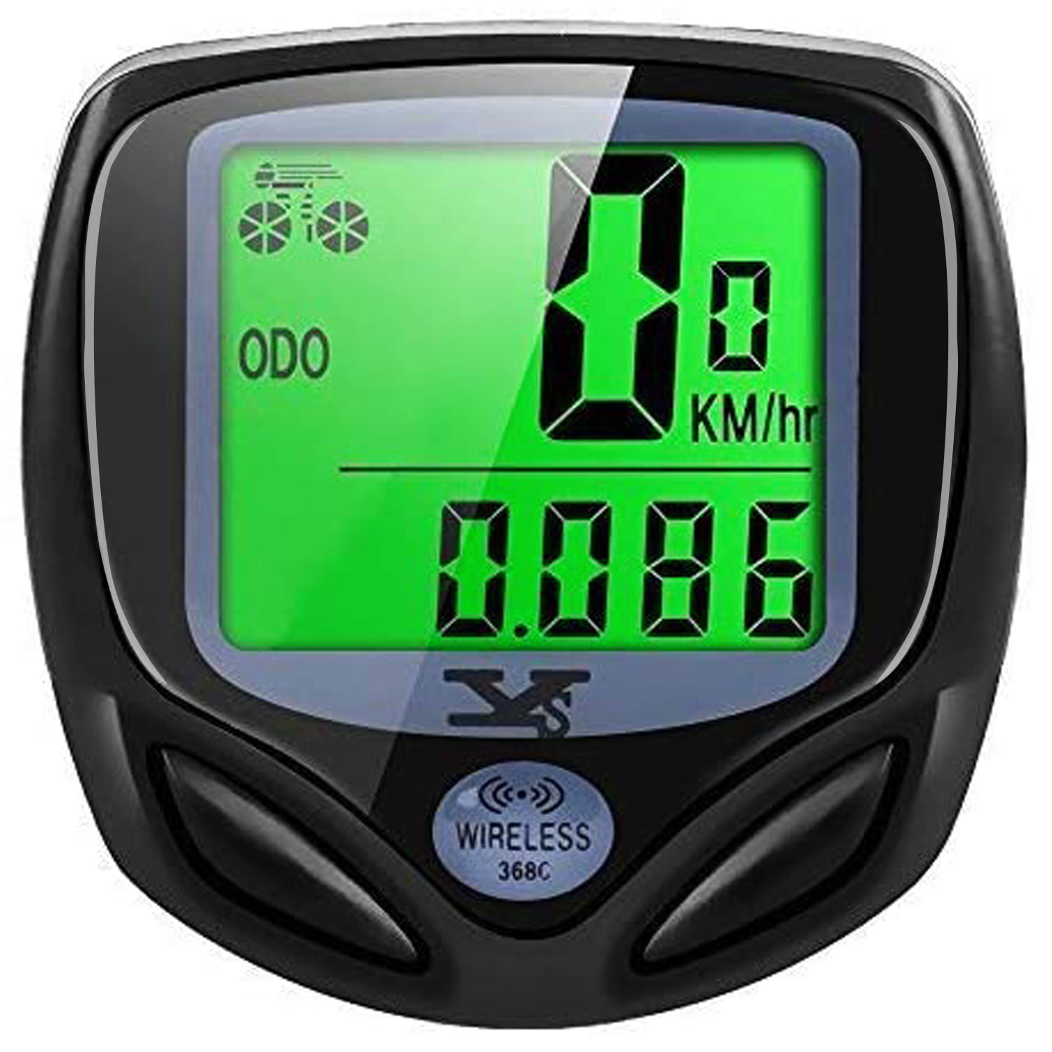 LCD Digital Display Waterproof Bicycle Odometer Speedometer Cycling Stopwatch Ri 