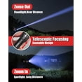 thumbnail image 3 of Linterna LED Victoper, 2000 lúmenes, resistente al agua, paquete de 4, 3 of 7