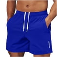 thumbnail image 3 of QATAINLAV Tennis Basketball Shorts for Men Mesh Quick Dry Gym Athletic Running Shorts Casual Drawstring Workout 5 Inch Shorts with Pockets Blue M, 3 of 6