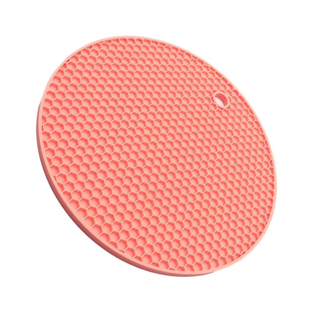 Naiovety Alta protección de la estera a prueba de calor del silicón para la estufa y el mantel individual de la cocina de la categoría Cocina y Comedor Rosa-L