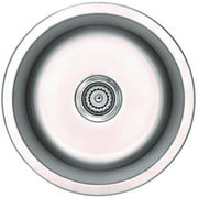 16.5 in. Round CSA Approved 18 Gauge Stainless Steel Kitchen Sink