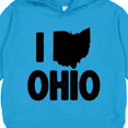 thumbnail image 3 of Inktastic I Love Ohio with State Silhouette Toddler Hoodie, 3 of 4