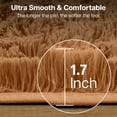 thumbnail image 6 of Moonlight20015 Area Rug 3x5ft non-slip Soft Fluffy Shaggy for Living Room Bedroom Décor Beige, 6 of 8