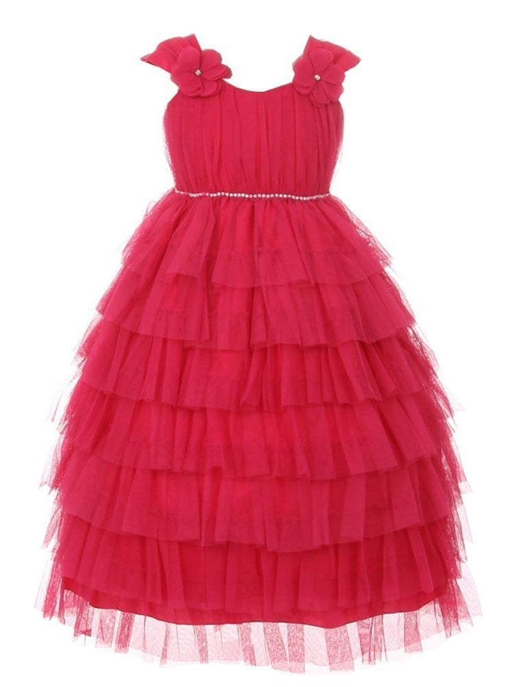 tiered occasion dresses