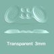 thumbnail image 1 of Plantillas para zapatos de mujer, almohadilla transparente de tacón alto, tamaño ajustable, almohadillas adhesivas para tacones, pegatina protectora, alivio del dolor, inserto para el cuidado de los pies Tan Jianjun  unisex, 1 of 2
