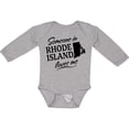 thumbnail image 3 of Inktastic Someone in Rhode Island Loves Me Boys or Girls Long Sleeve Baby Bodysuit, 3 of 5
