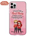 thumbnail image 1 of Custom Personalized Couple Phone Case - Valentine's Day Gift Idea For Couple -, 1 of 3