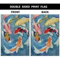thumbnail image 3 of Watercolor Fish Garden Flag 12.5x18 Inch Vertical Double Sided Swimming Party Together Yard Garden House Flag for Outdoor Indoor Decoration, 3 of 6
