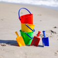 thumbnail image 3 of Spielstabil Paquete de 3 - Juguetes de Playa Grandes con Forma de Cuchara de Arena (1 Rojo, 1 Amarillo, 1 Azul) - Hecho en Alemania, 3 of 5