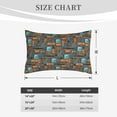thumbnail image 4 of Sikiie Industrial Transportation Print Plush Pillow Cover, Wrinkle-proof and Stain-resistant Pillow Protector without Pillow Core, Home Decoration-20"x30", 4 of 6