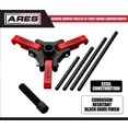 thumbnail image 3 of ARES 71002 - Harmonic Balancer Puller Set - Remove Damper Pulleys in Tight Engine Compartments Without Removing The Radiator - Storage Case Included, 3 of 5